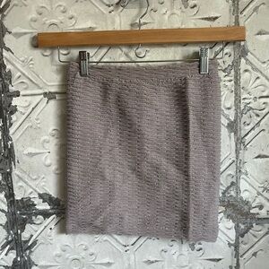 Topshop Gray mini  Textured Skirt